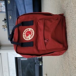 Mini Maroon Fjallraven Kanken backpack